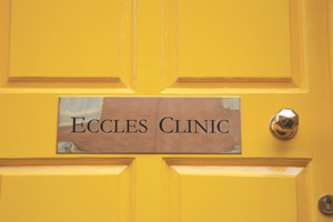 Eccles Clinic Door